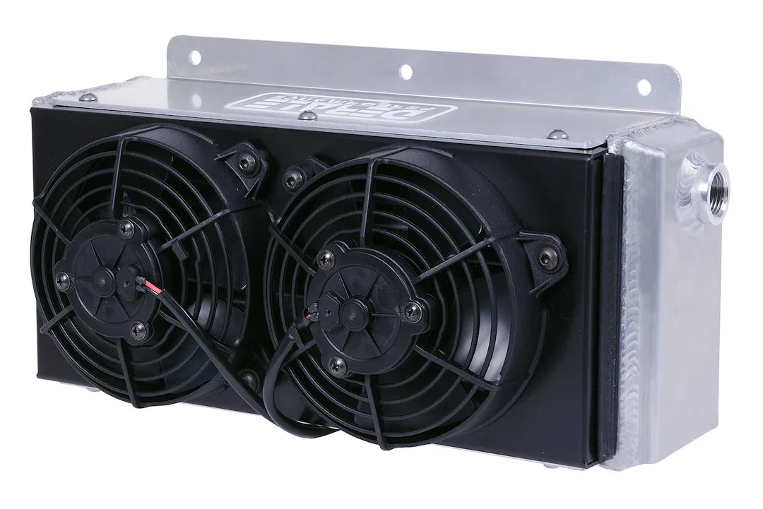 65840 – DERALE Fluid Cooler, Remote Mount 15 Inch Width X 8-1/4 Inch Height X 7 Inch Depth 630 Cubic Feet Per Minute ...